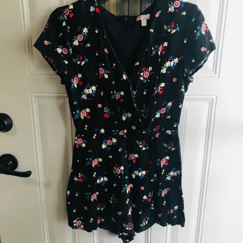 Her Universe Marvel Captain America Floral Romper